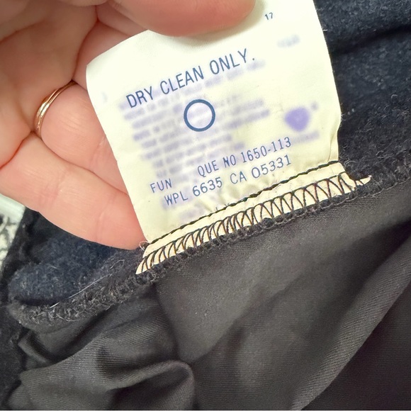 Vintage Woolrich Wool Bomber Jacket Navy USA Made Harrington Heritage Workwear L - Picture 3 of 12